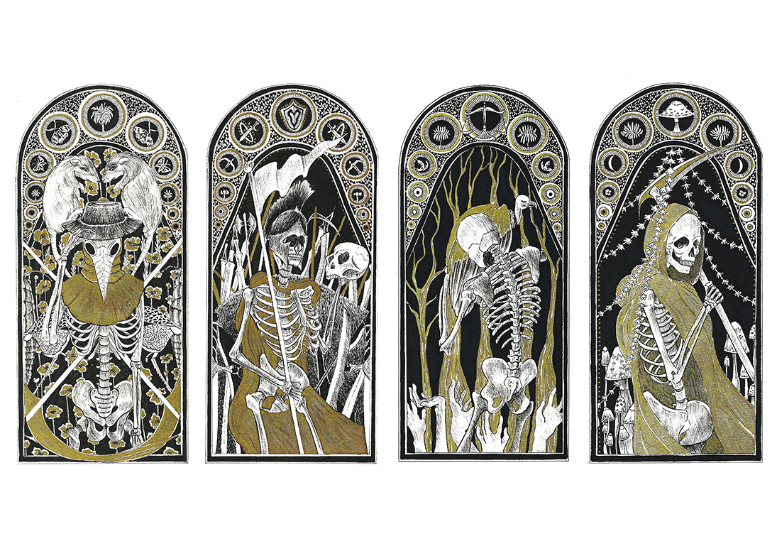 The Four Horsemen of the Apocalypse Print set